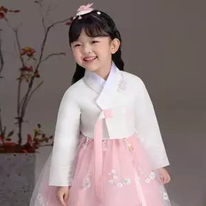 [보리보리/더예한복]QT866-진주나비 여아한복 아동한복