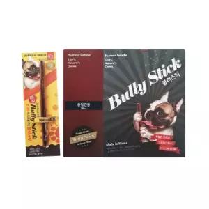 네츄럴EX 한우 불리스틱 강아지간식 중형 10개입