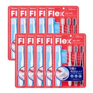 메디안 플렉스 이펙션 칫솔 4입 x10