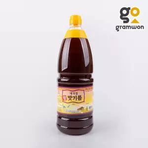 맛기름 1.8L 오승 참 향기름 대용량 식자재 식당용 업소용 조미