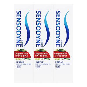 센소다인 오리지널 플러스 치약 100g 3개 시린이 민감성치약