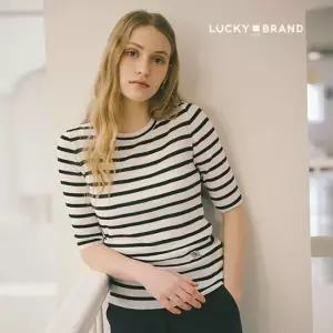 [최초가 79 000원] 24SS 프렌치린넨 혼방 스트라이프 반팔 3종