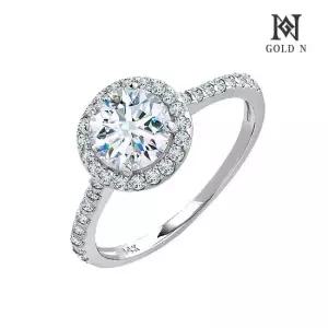 14K 18K 로레아 1캐럿 랩다이아몬드 반지