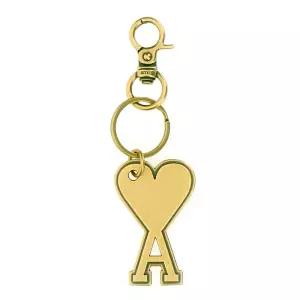 24SS 하트 로고 키링 골드 UKR906 369 907