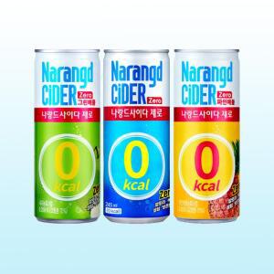 나랑드 사이다 제로 245ml 3종 혼합 30캔