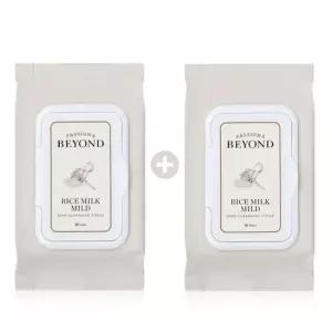 [더블구성]  비욘드 라이스 밀크 마일드 딥 클렌징 티슈 50매