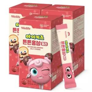 [대상웰라이프]마이키즈 튼튼 홍삼 젤리 3BOX/60일분