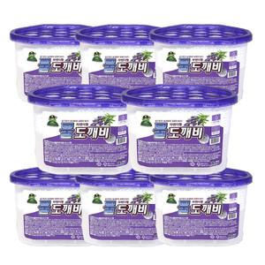 산도깨비 제습제 물도깨비 라벤더향 8개,16개 / 옷장용, 신발장용, 이불장용, 장마철 습기제거/물하마