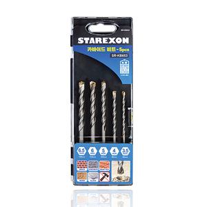 스타렉슨 카바이드 비트 5P세트 SR-KB653 타일 천공 유리