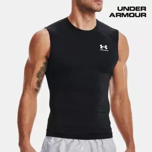 [롯데백화점]언더아머 남성 HeatGear 슬리브리스 컴프레션 1361522-001