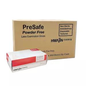 프리세이프 화진라텍스 덴탈글러브 XS 1박스/10통 병원 일회용장갑 파우더프리