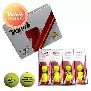 볼빅 NEW 마그마 포커스 옐로우 비거리 골프공 1더즌 (12구)