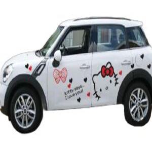 헬로키티자동차스티커 대형 자동차 스티커 데칼 차량용