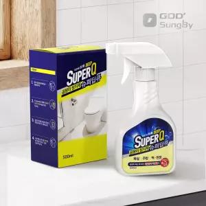 갓성비 슈퍼딥큐 뿌리는 곰팡이방지제 500ml+500ml 욕실 타일 벽지 창틀 베란다