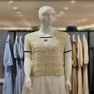 [ab.f.z][ab.f.z] 브이넥 펀칭 니트조끼 MAY2HV32 (P003167716)