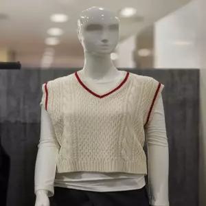 [ab.f.z][ab.f.z] 브이넥 배색 숏 조끼 MAY2QW33 (P003137658)