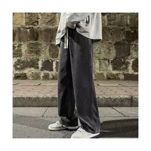 남여공용 세미 와이드핏 청바지 연청 중청 진청 다리가 길어보이는 데님 팬츠 밴딩 통청바지