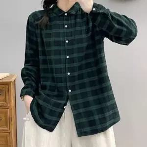 나봄 코튼 남방 마담 미시 중년 여성 빅사이즈 40대 50대