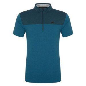 [갤러리아] 밀레 남성 트랙션 블록 반팔 집업 티_MXTUT050