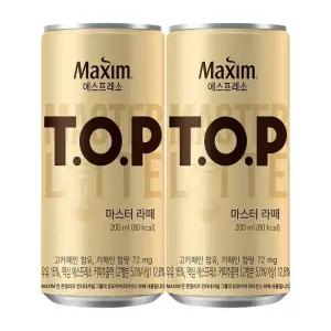 맥심 티오피 마스터라떼 200ml 72캔