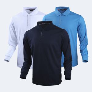 체크 베이직 긴팔 카라티 쿨티셔츠 쿨링 FGS 기능성 (남녀공용)