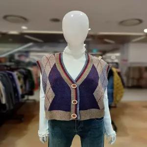 [르니앤맥코이][르니앤맥코이] 르니앤맥코이  아가일패턴 니트 조끼ㅇMK11KV401 (P003435069)