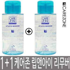 케어존 닥터솔루션 저자극 립앤아이 리무버 300ml + 300ml / 순한 / 약산성 / 눈 입술 전용