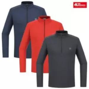 [레드페이스] HC22 등산캠핑트레킹남성 멜란파워짚티셔츠 겨울 기모짚티셔츠  REWM (S27303142)