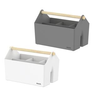 시스맥스 팔로 컴팩트 오거나이저 연필꽂이 바스켓 소품 책상 정리 수납 우드 손잡이 적층 