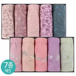 (30%즉시할인) 에셀 맥시 택1 (5매입) 여성팬티 면팬티