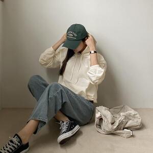 [시크릿라벨] 캐주얼나일론후드티