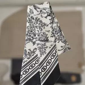 [헤지스](대구신세계)[뜨왈드주이] Toile de Jouy 네이비 쁘띠 실크 스카프 HISC4F311N2