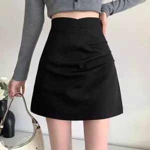 ONM 여자 검정 미니 짧은 스커트 큐롯 속바지 치마 코디