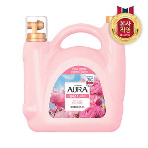 [물가안정]아우라 실내건조 용기 5.7L 대용량 섬유유연제 윌유메리미