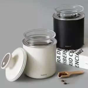 [리본제이]무디타 스텐 이중 잠금 진공 캐니스터 원두 보관용기 700ml 2P / 소분 진공밀폐용기
