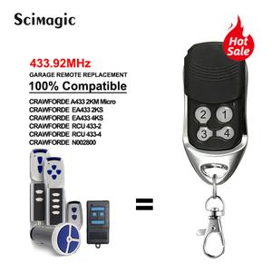 Normstahl RCU 433 2K 원격 리모컨 게이트 주차장 문 오프너 롤링 코드 43392 MHz Crawford EA433 2KS 4KS