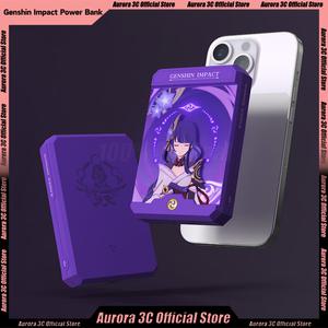 Genshin Impact 보조 배터리 무선 자석 제품 고용량 주변 장치 5000mah 게이머 액세서리