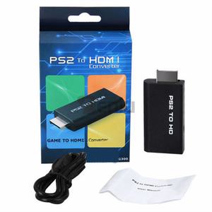 호환 소니 플스 플레이스테이션 2 PS2100개 PS2 디스플레이3.5mm 오디오 출력 HDMI 비디오 HD 변환기 어댑