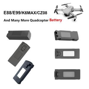 E88pro E99pro K6MAX P7 CZ08 S188 미니 Uav 드론 예비 부품 배터리3.7V/7.4V 리튬 배터리 액세서리