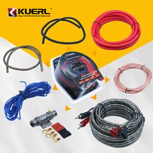 차량 증폭기 배선 키트 10/8/6/4GA 케이블 세트 60퓨즈 홀더 서브우퍼 수정 연결