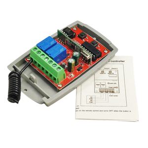 범용 주차장 도어 리모컨 리시버 고정 롤링 코드 433.92mhz 스위치 2CH