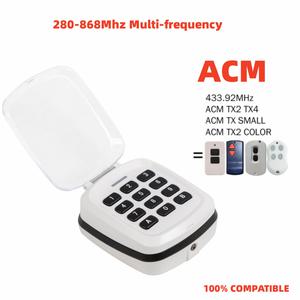 ACM TX2 TX4 주차장 문 원격 리모컨 433MHz 복제 TX 2 4 게이트 키패드 복사기 오프너 핸드 송신기