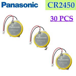 파나소닉 CR2450 CR 2450 3V 리튬 배터리 DL2450 차 키 리모컨 시계 LED 조명 30 개