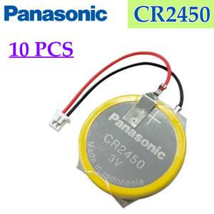 파나소닉 CR2450 CR 2450 3V 리튬 배터리 차 키 리모컨 시계 LED 조명 DL2450 10 개