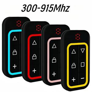 충전식 무선 복사기 다중 주파수 주차장 도어 복사 게이트 컨트롤러 8CH 리모컨 300-915mhz 433mhz 868mhz