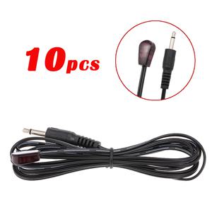 10개 세트 CHF03 IR 적외선 원격 방출 케이블 이미 터 5ft 라인 연장 코드 리피터 키트1.5 미터