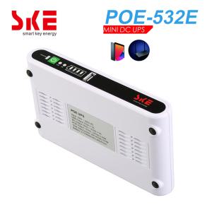 SKE 미니 DC UPS 휴대용 배터리 백업 무정전 파워 서플라이 AC 100V 240V 8800mAh 17W 5V 9V 12V POE 24V