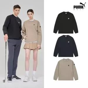 [푸마골프] 24FW 기모 우븐 맨투맨 유니 3컬러 택1 B