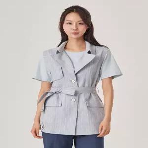 [조이너스]린넨 탭 장식 트렌치 베스트_JACU4-WVT100