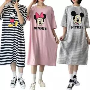 디즈니 정품 미니 반팔 원피스 홈웨어 국내 생산 빅사이즈